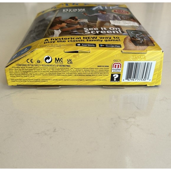 Pictionary Air Draw in the Air See It On Screen Family Game Night TV 8+ Open Box - Picture 7 of 7